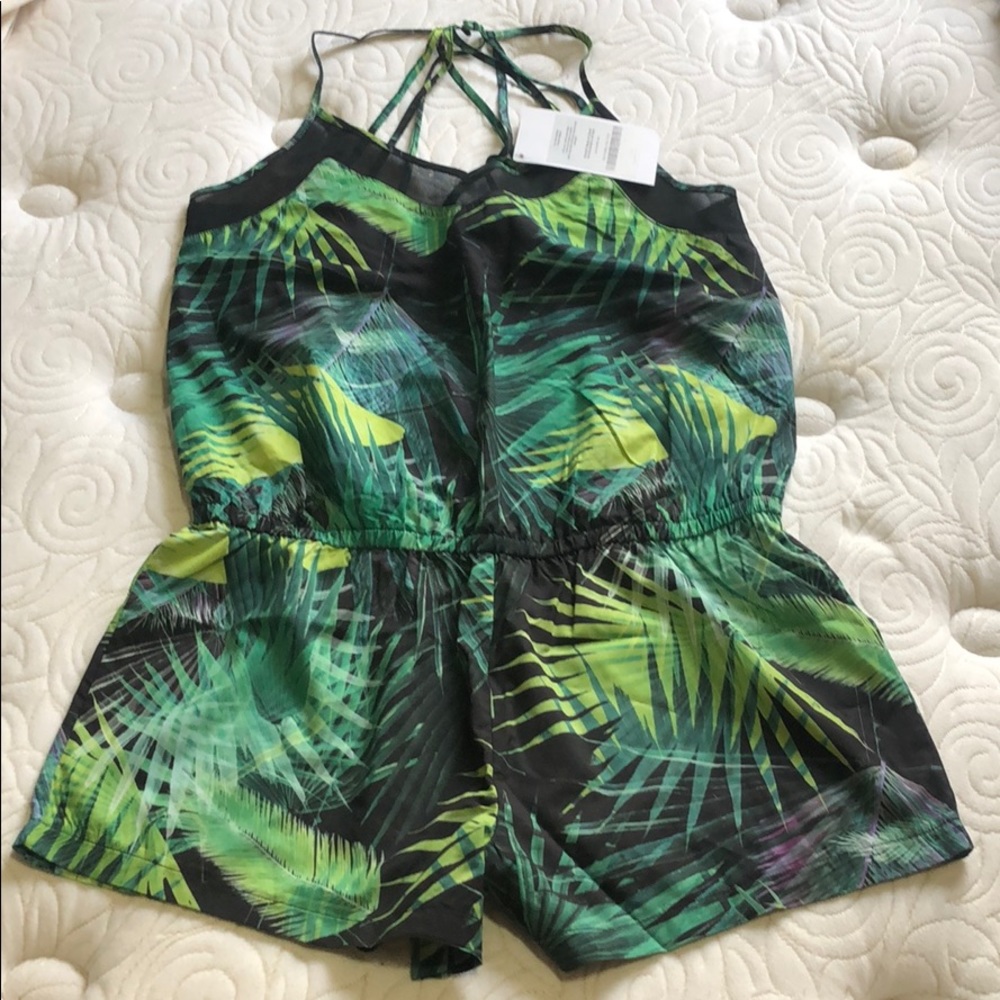Fabletics Tropical Print Romper